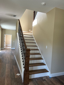 Log Home Staircase